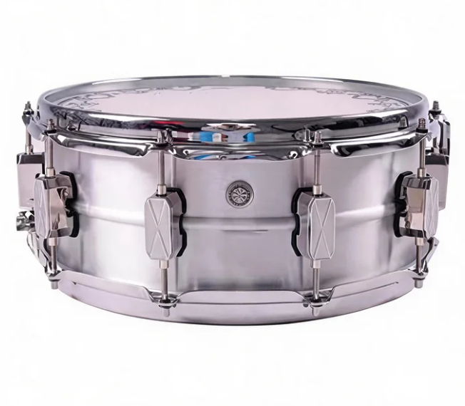 SN-LSS1 14''x5.5'' Aluminum Snare Drum Shell 8 Zinc Alloy Lugs Professional Snare Drum