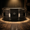 SN-LBB1 14''x5.5'' Aluminum Drum Shell Black Drum Circle Professional Snare Drum