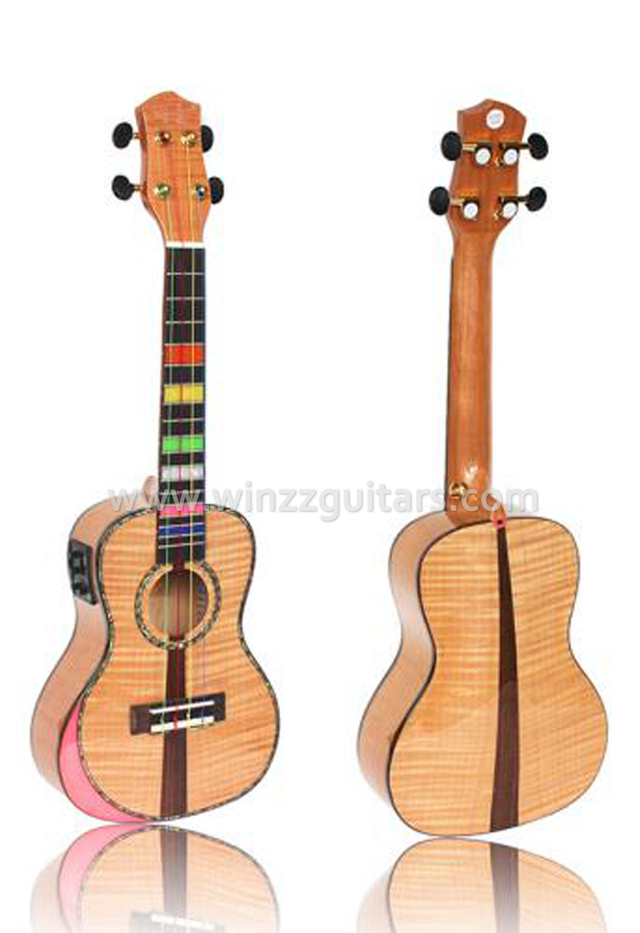 21"/23"/26" Pink color plastic Armrest Ukulele (AU04L-BAE)