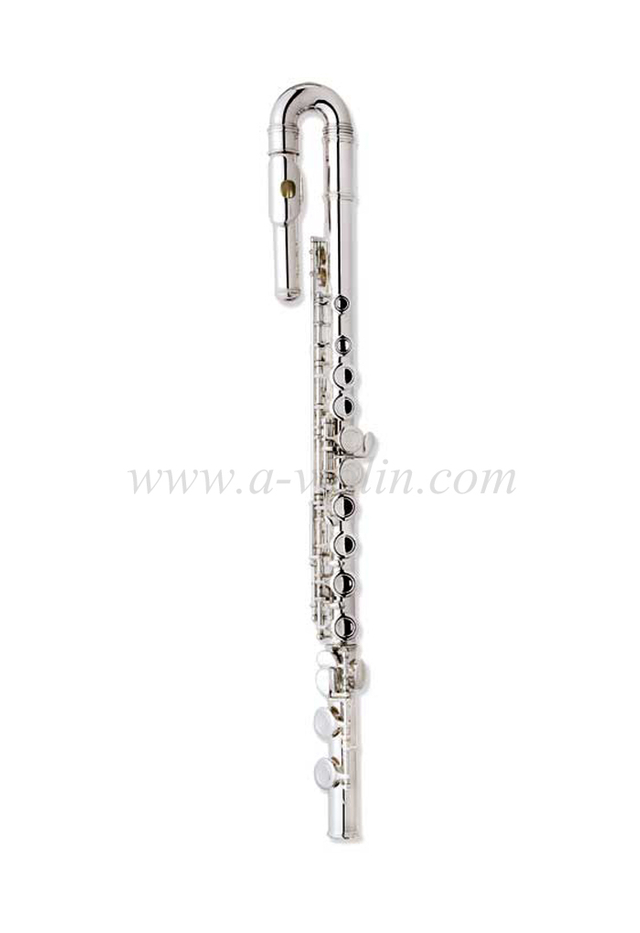 [Aileen] Double head silver finished joint flute (FL-C420SE)