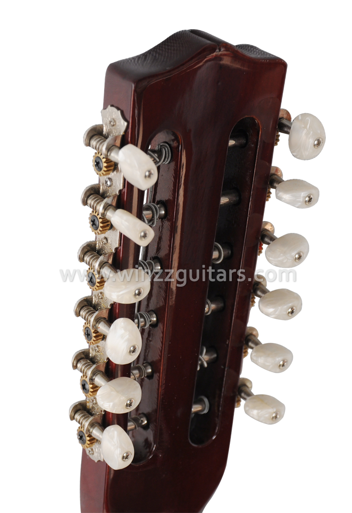 Wholesale Sharp Cutaway 12 Strings Acoustic Guitar With EQ (AFM10CE-12)