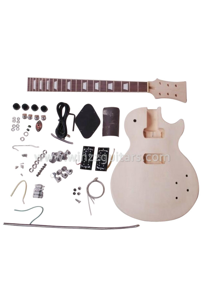 LP style DIY 7 string guitar kit from China (EGR200A-W) - Aileen Music