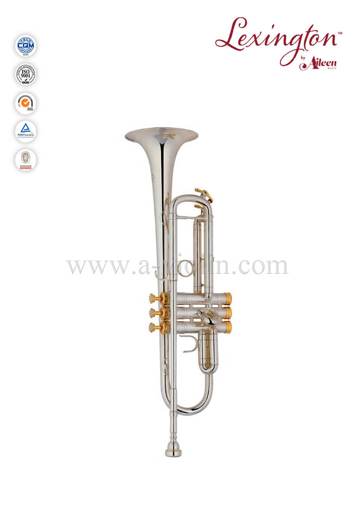 S style Professional Silver Trumpet With Premium Case (TP8398S)