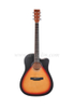[Aileen] 41 Inch D Shape Body Cutaway Acoustic Guitar (AF17C)