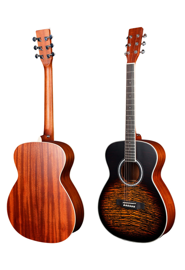 Linden Acoustic Guitar 40 41 Inch music Instruments with 2 Strap Pins(AF07DT-M)