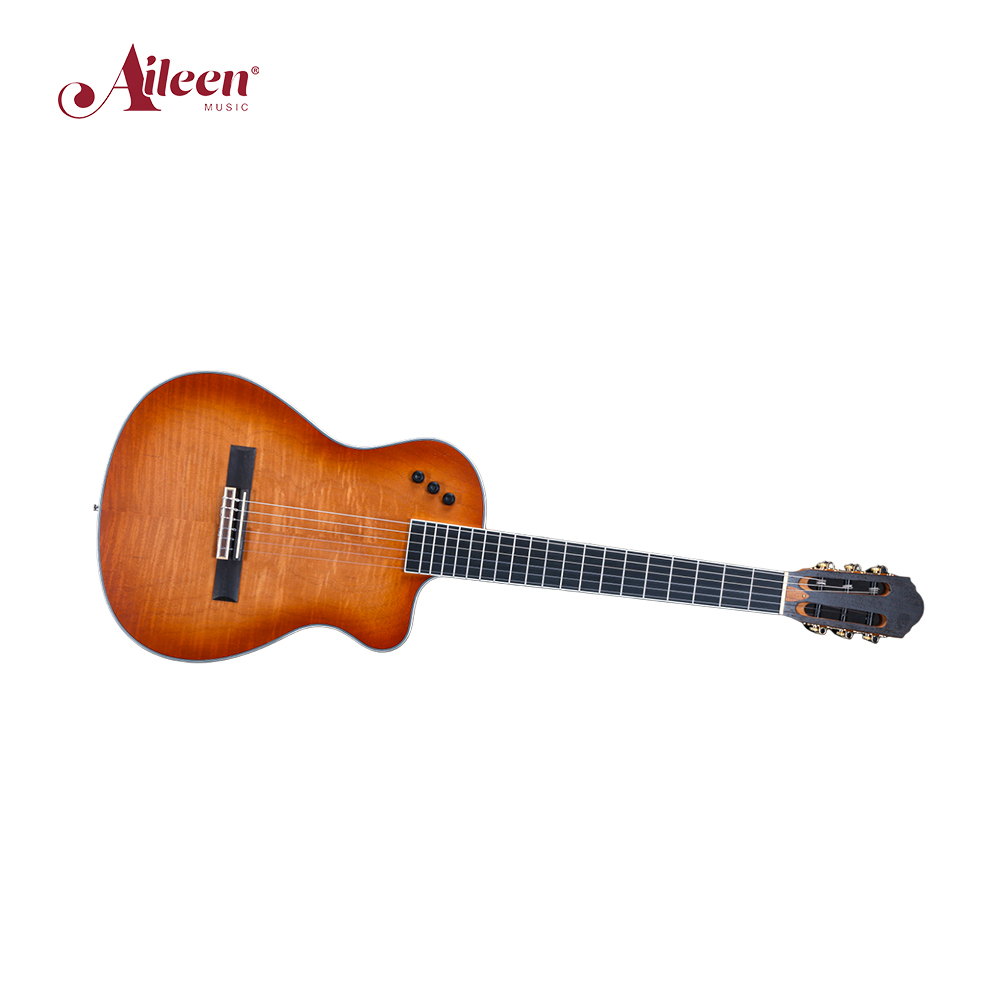 Thin body 39 acoustic electric guitar Flamed okoume(WCG170CE) - Aileen  Music