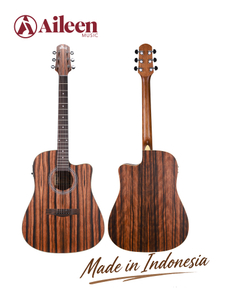 WAG602C Winzz Exotic Material 41" Cutaway Acoustic Electric Guitar Made in Indonesia