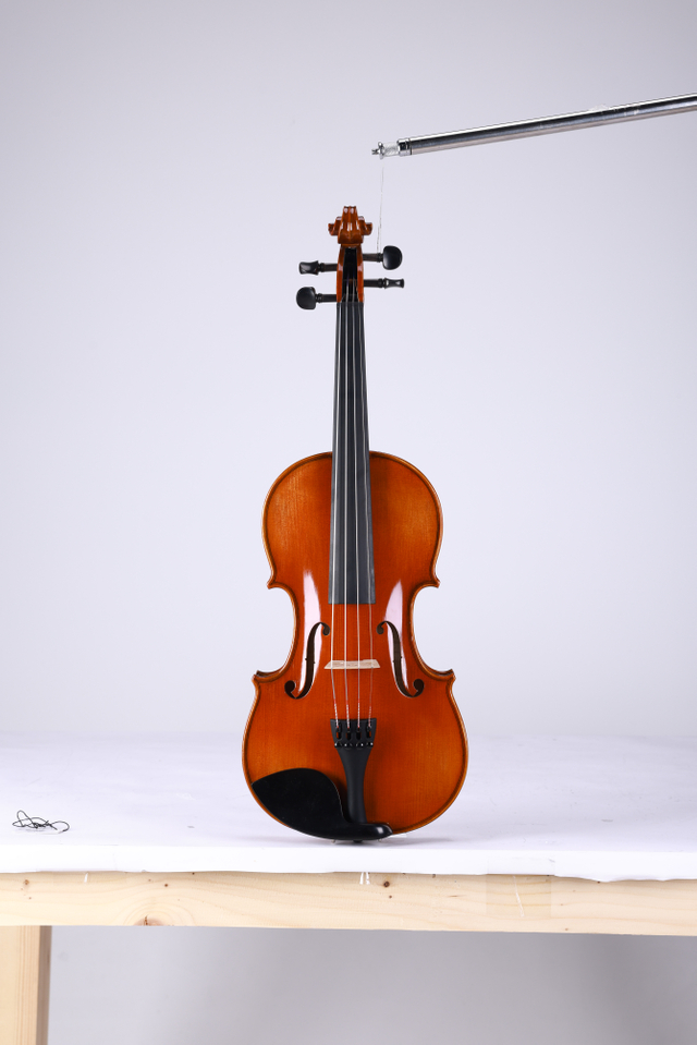 LV02 Legacy Series Solid Spruce & Flamed Maple with Carbon Fiber Tailpiece 4/4-1/4 Violin