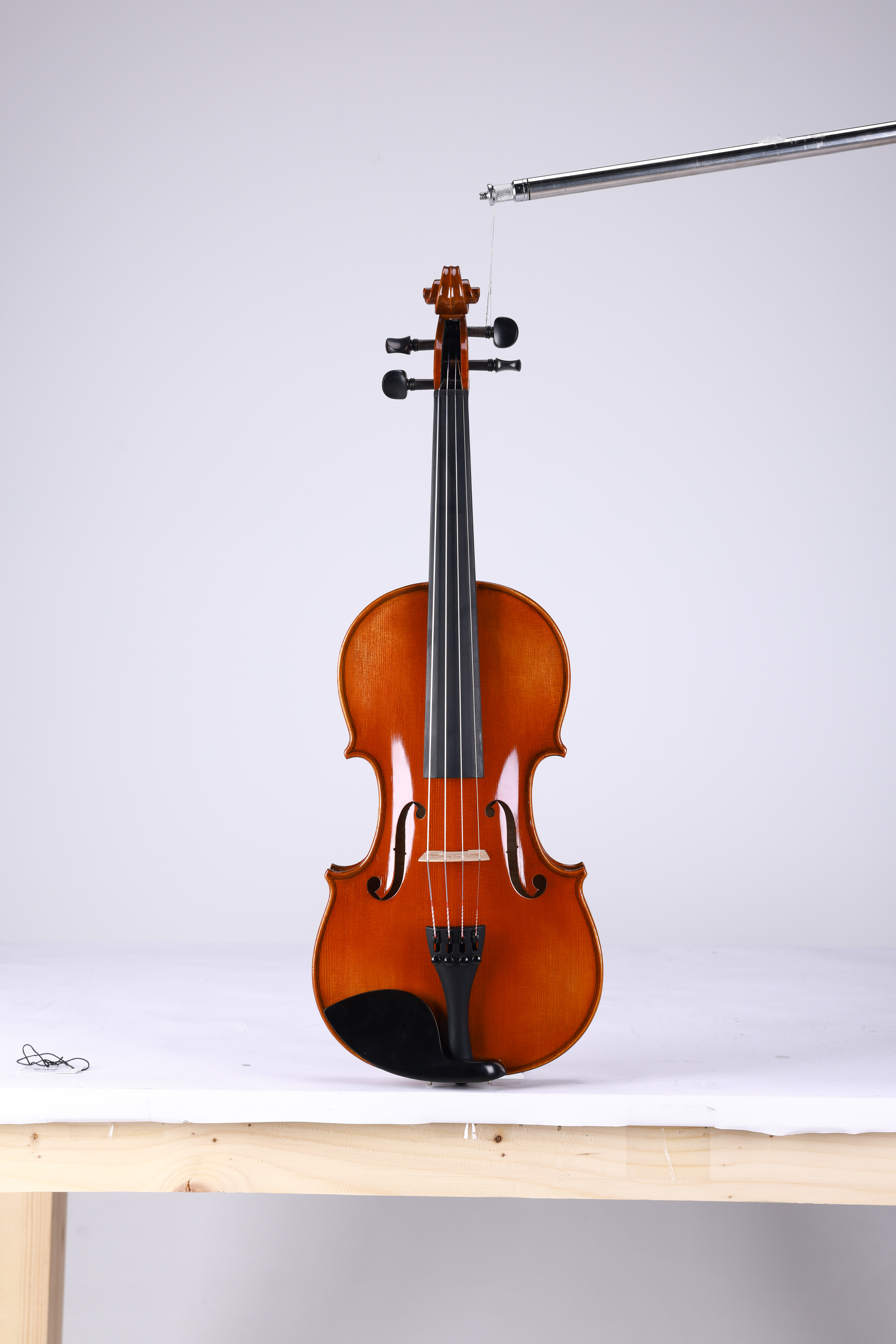 LV02 Legacy Series Solid Spruce & Flamed Maple with Carbon Fiber Tailpiece 4/4-1/4 Violin