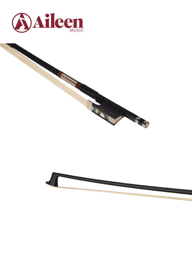 Professional Student Carbon Fiber Violin Bow – Ebony Frog & Genuine Horsehair (WV805F)