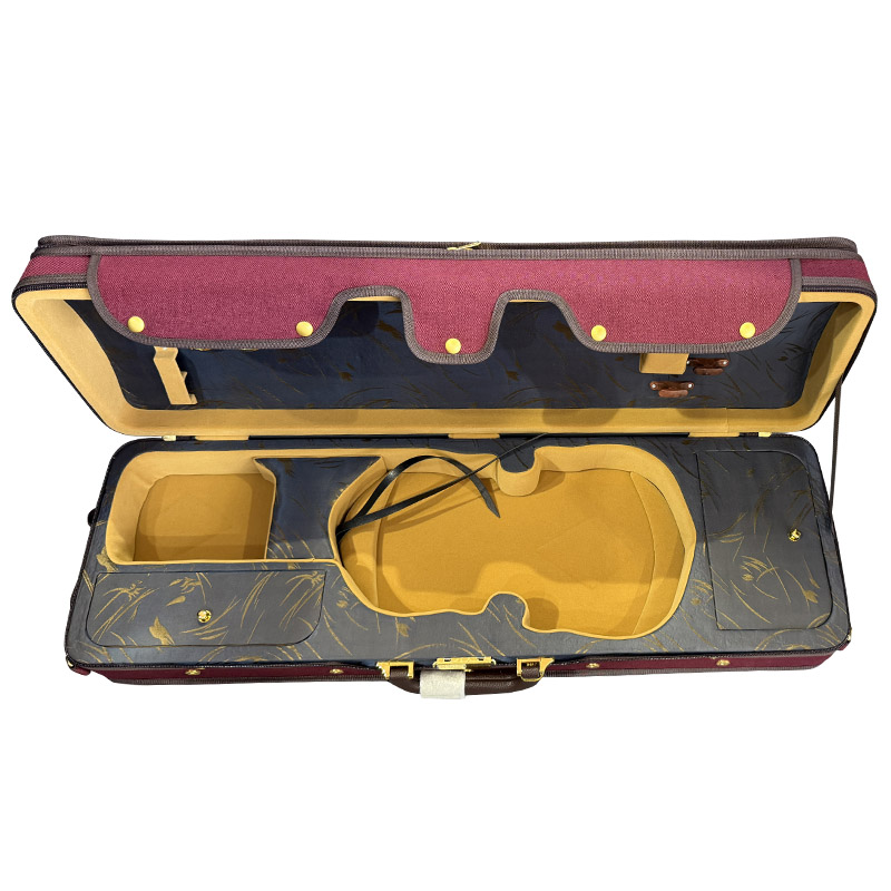 4/4 Violin Light Case with Hygrometer&latch Quality Rigid Handle CSV071A6