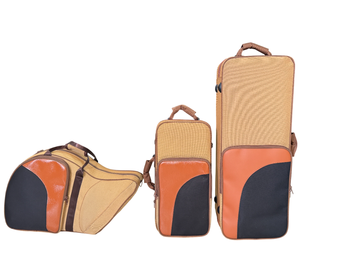 ASP0224 Wholesale Oxford Cloth Brown And Black Alto Saxophone Case