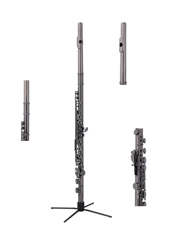 FL4011NB-E Professional Wind Instruments 16 Holes Cupronickel Body Black Nickel Flute