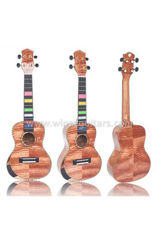 21"/23"/26" Salmon wood Armrest Ukulele (AU83L-BA)