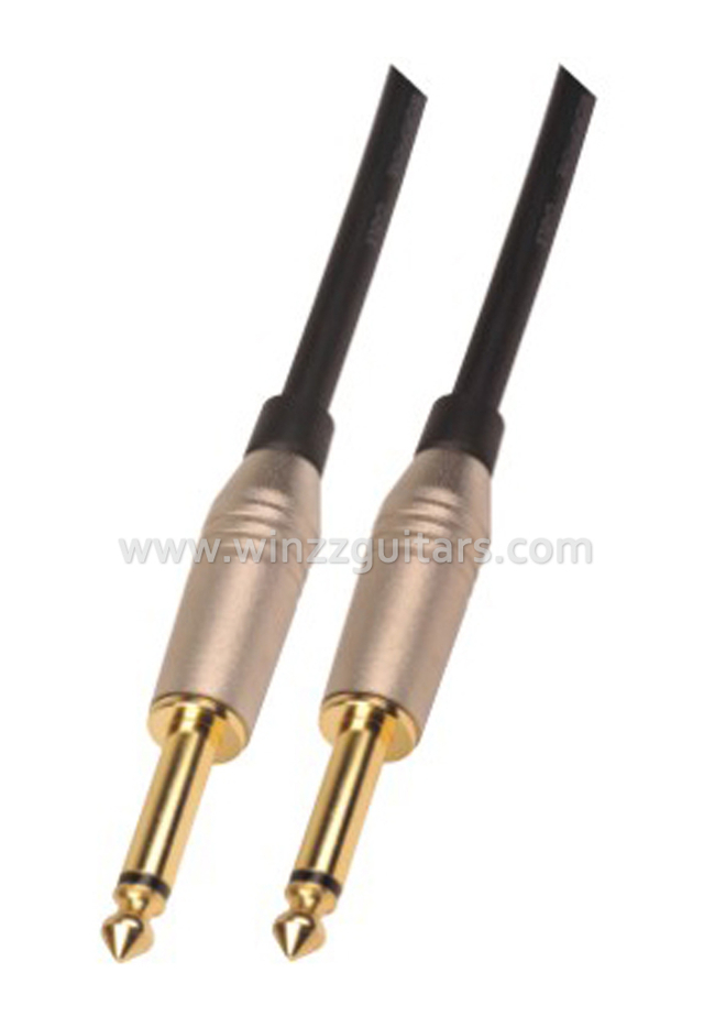 PVC Nickel Connector Guitar Instrument Cable (AL-G021)