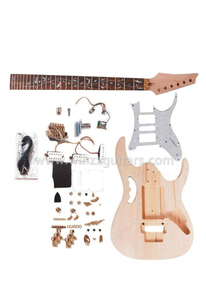 Double Locking System Unfinished DIY electric guitar kits (EGH400-W)
