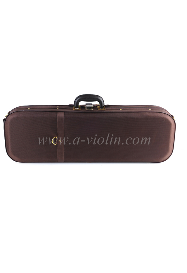 High Density Foam Oval Shaped Deluxe Light Violin Case (CSV051)
