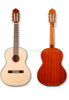 36" Small Size Handmade Classical Guitar (ACG102)