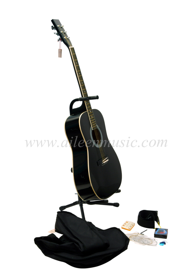 41" X shape Student Acoustic Guitar Set (AF229-S)