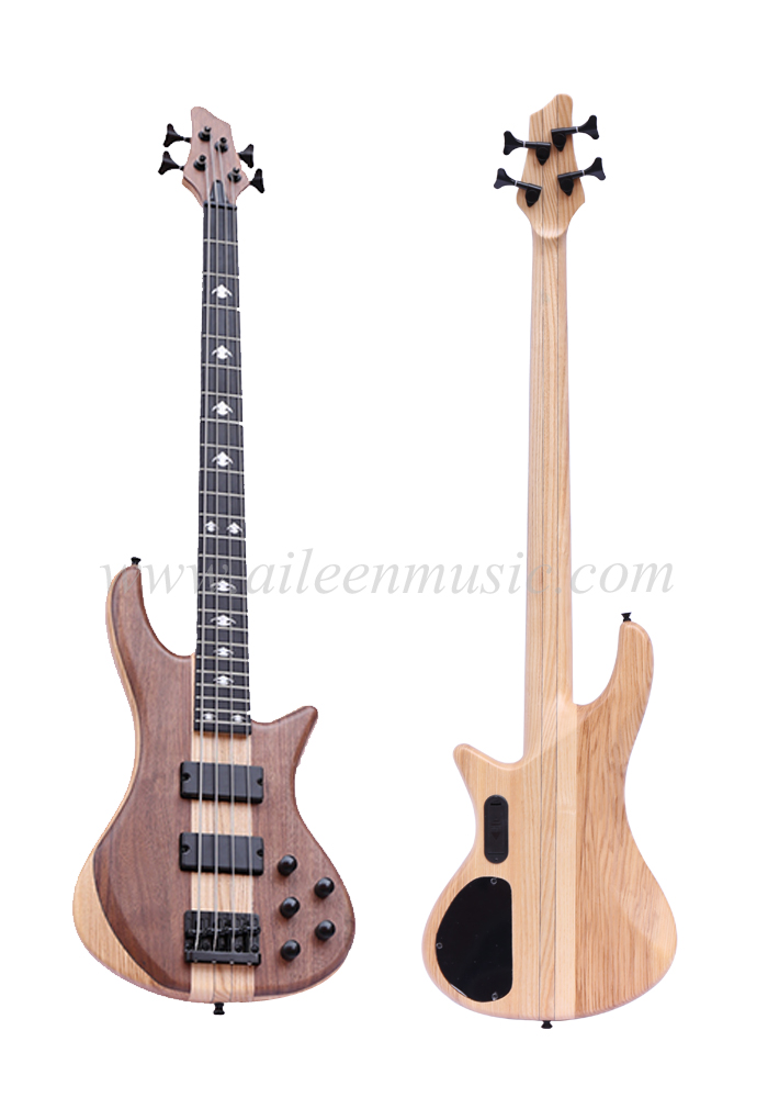  Ash & Walnut Body 4 Strings Electric Bass (EBS724-3)