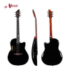 Winzz Round back carbon material acoustic electric guitar(AFO300CE)