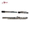 Silver plated 16 holes Flute C with foldable stand( FL-G500SES)