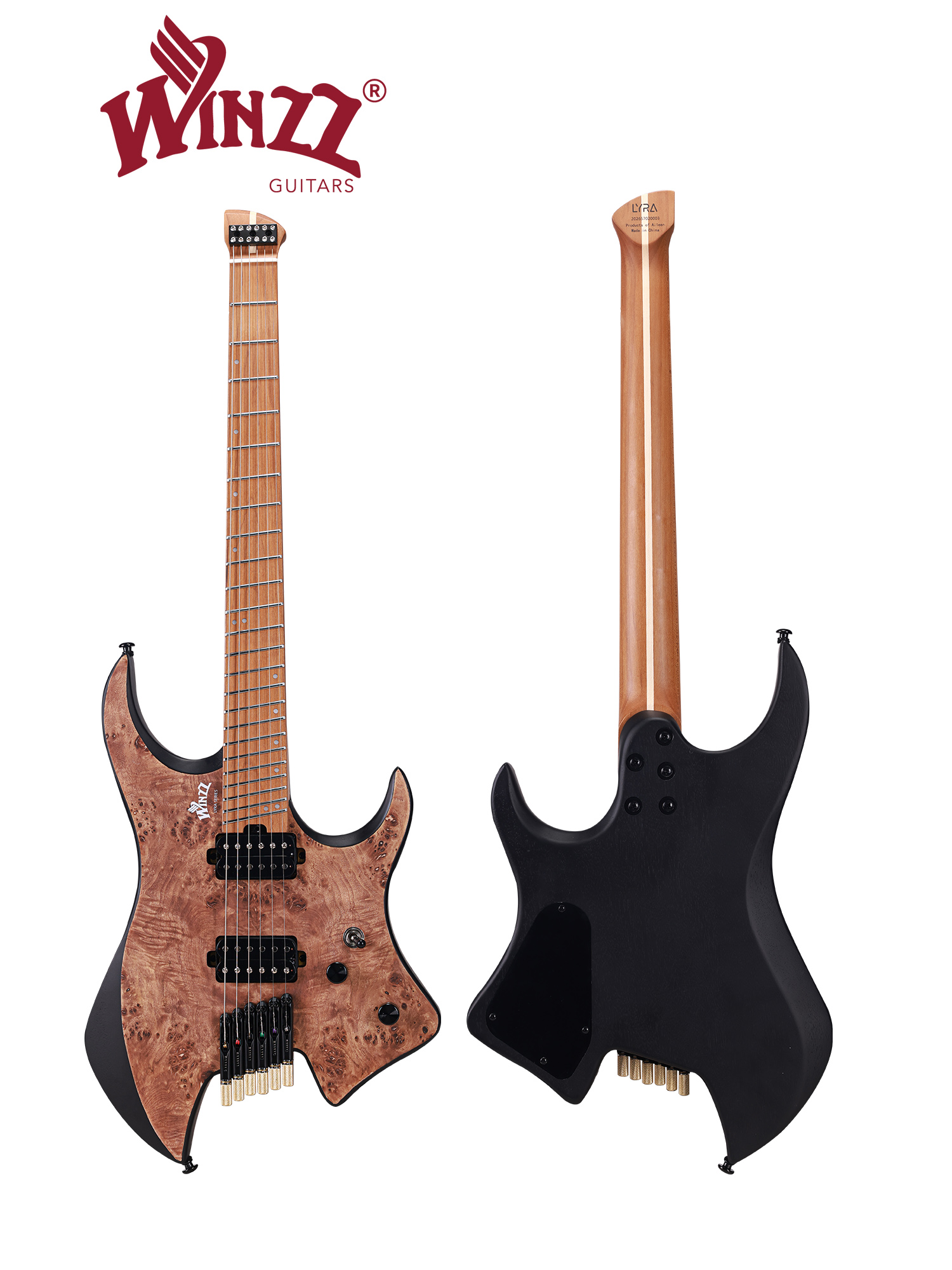 WINZZ NEW Design Lyra Pro Series Electric Guitar WLH150