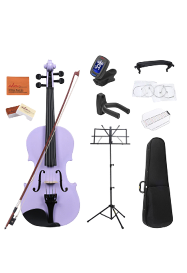 VG001-S Good Quality Colorful Professional 1/4 Student Violin SET