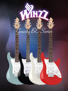 WGS50 WINZZ Design Glossy Finish Gravity Series BE S Model Electric Guitar
