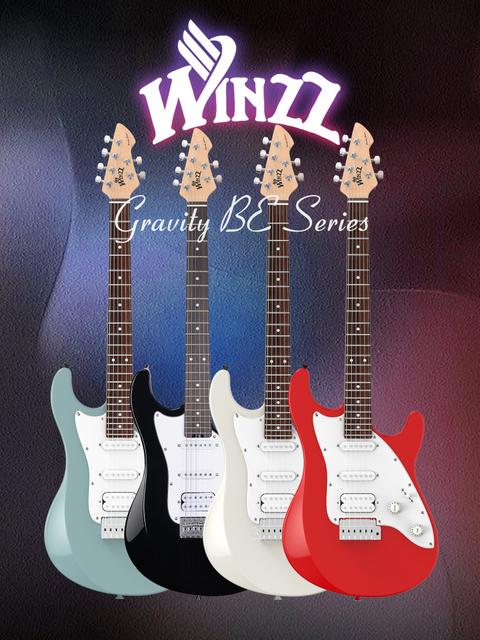 WGS50 WINZZ Design Glossy Finish Gravity Series BE S Model Electric Guitar