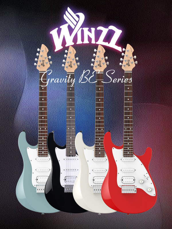 WGS50 WINZZ Design Glossy Finish Gravity Series BE S Model Electric Guitar