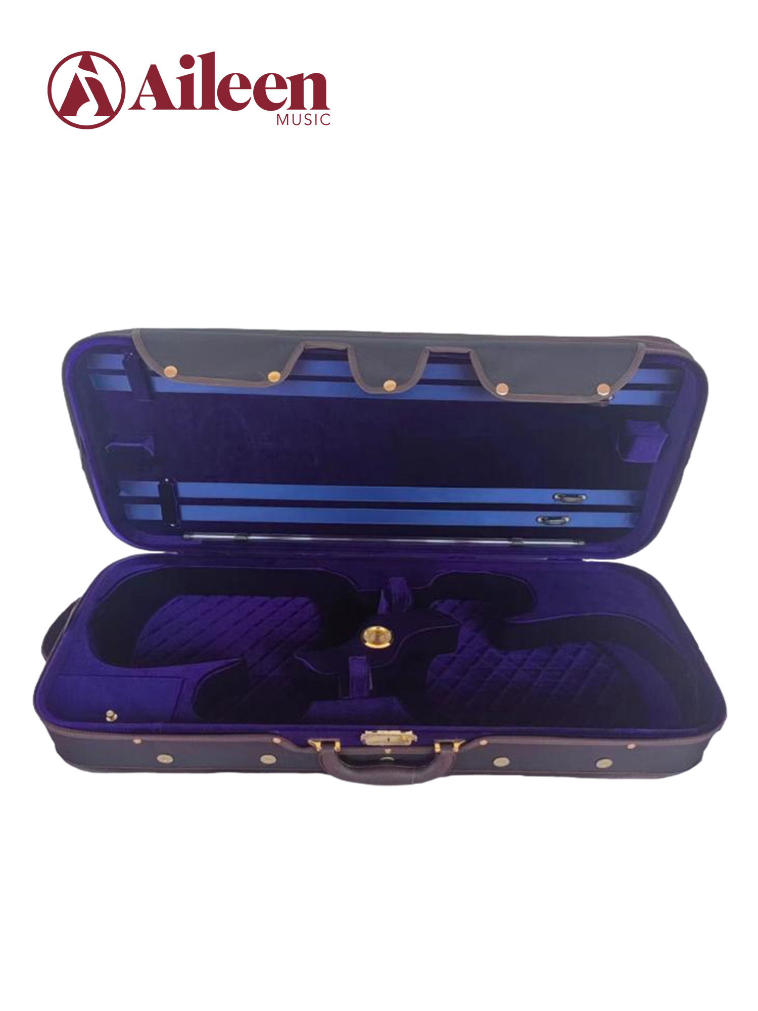 CSV2017L Wholesale 4/4 Instrument Case Babylon Series Double Violins Hard Case