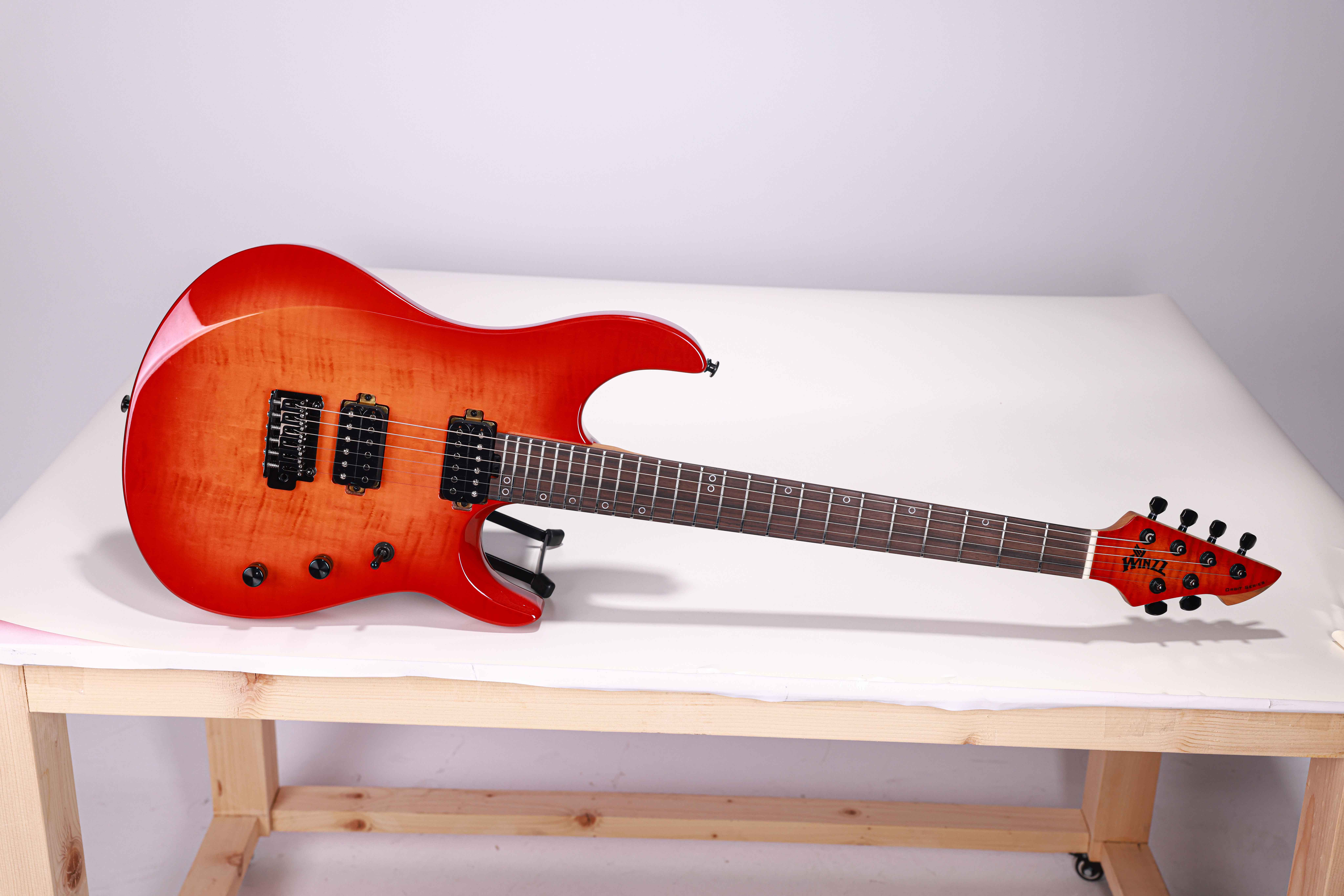 WOS150-24-MF WINZZ NEW Design Orbit Pro Series C+D Neck Profile 6 String Electric Guitar