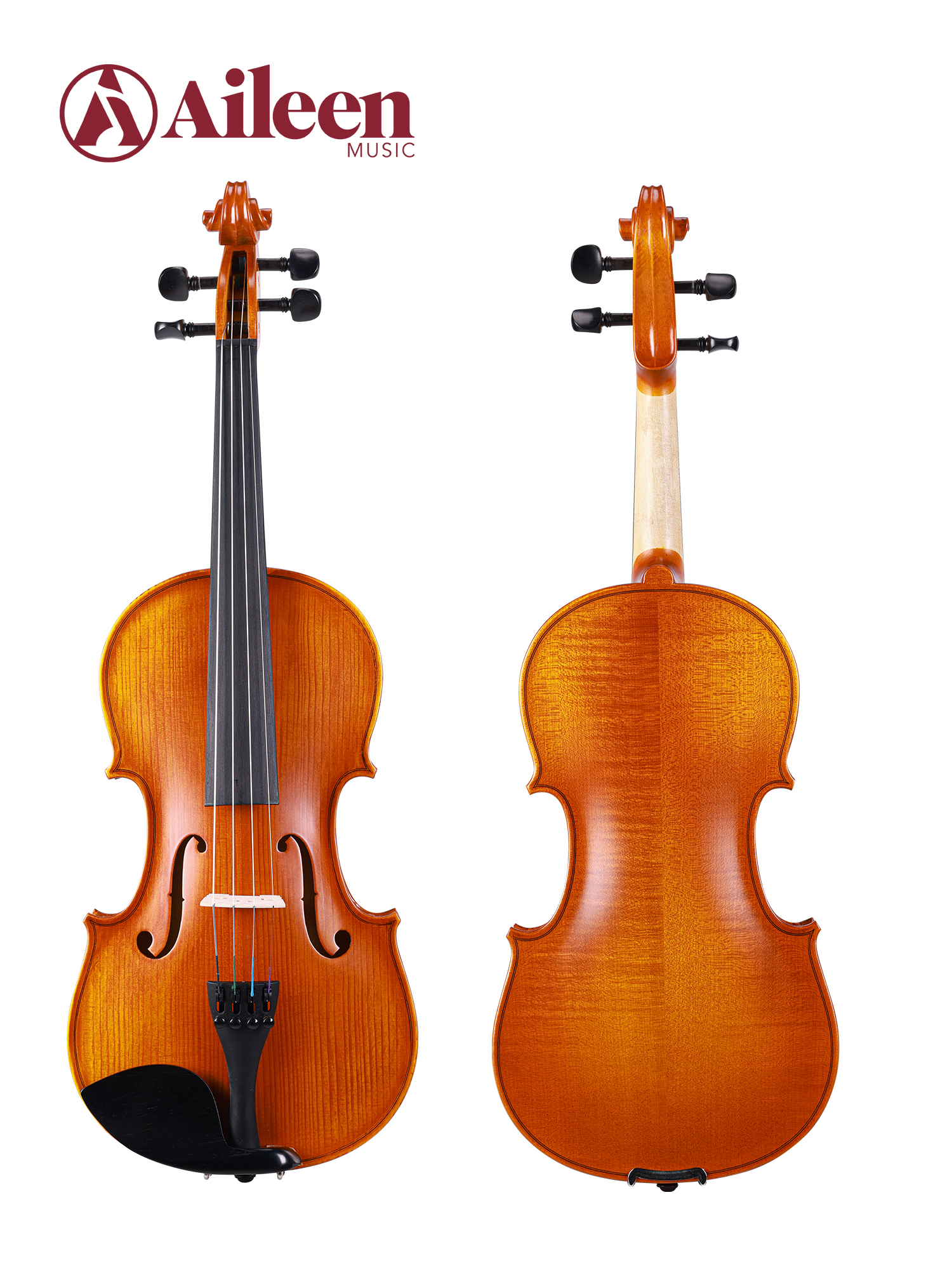 Selected Solid Spruce Top Lightly Figured Maple Back & Side 4/4-1/16 Moderate Violin AVL23