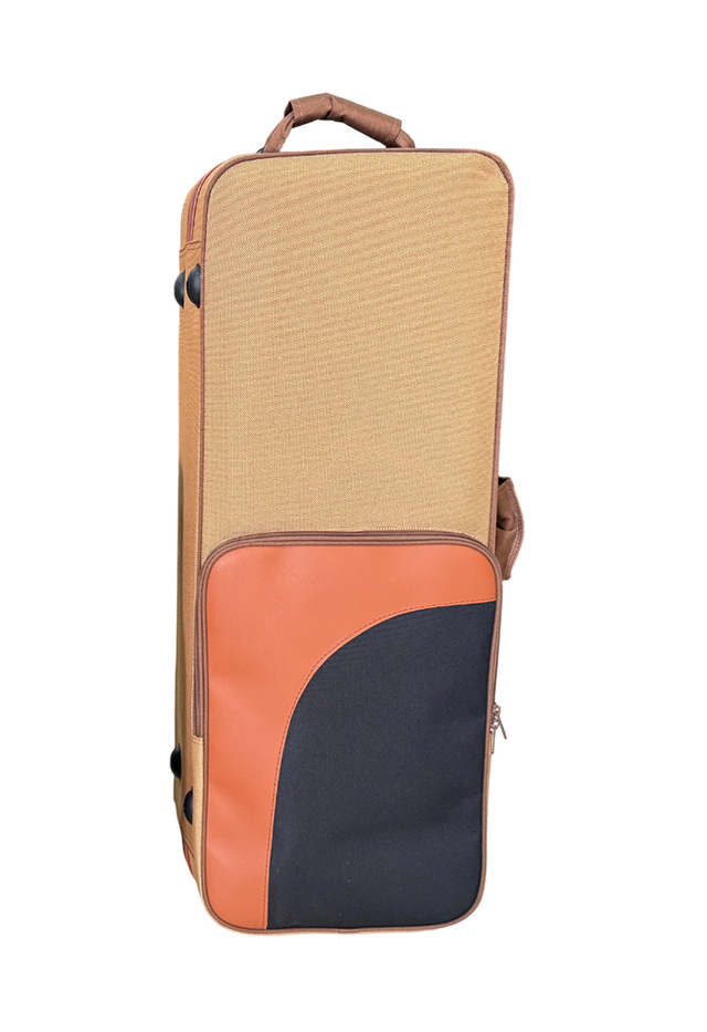 ASP0224 Wholesale Oxford Cloth Brown And Black Alto Saxophone Case