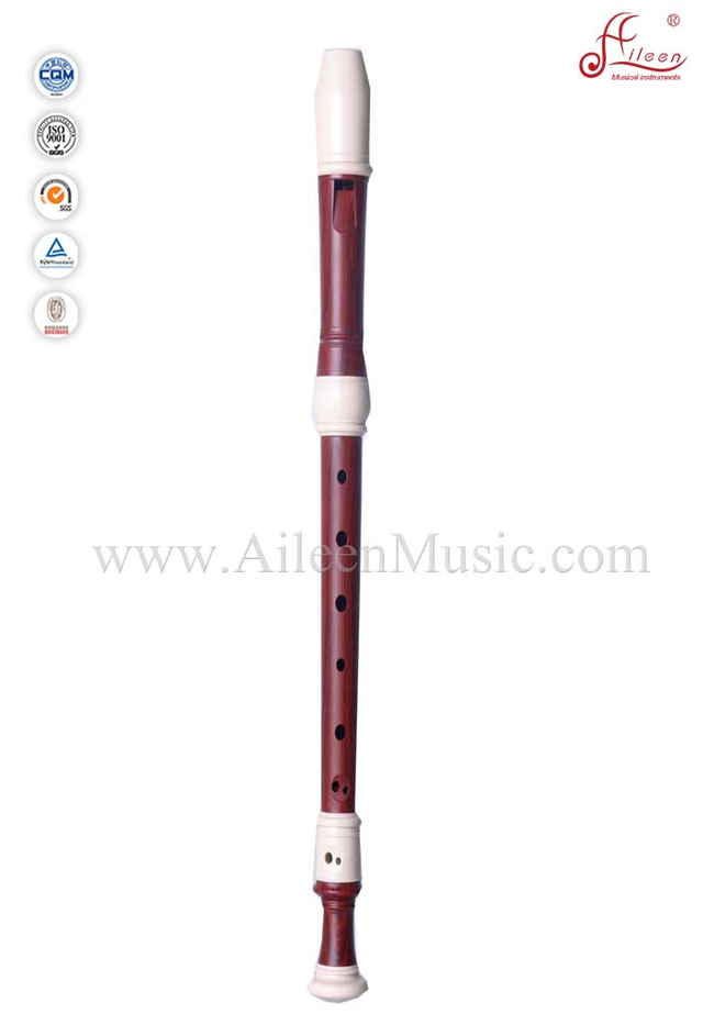 Wooden Copy Baroque Soprano Plastic Recorder Flutes (RE2488B)