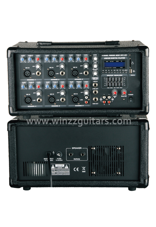 Professional Mobile Power Pro Audio Amplifier ( APM-0615U )