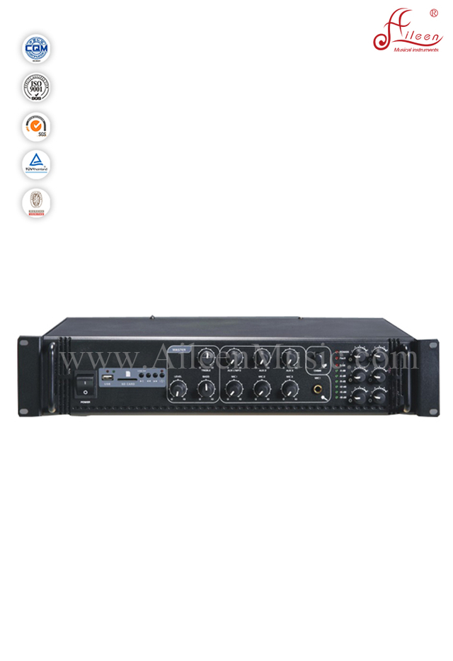 Musical Instruments 3MIC Treble Bass Public Address Power Amplifier With Chime Tips (APMP-02180BCS)