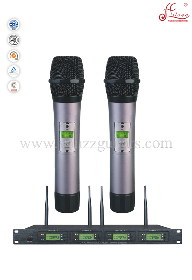 (AL-4000UM)Handheld Four Channel Receiver FM UHF Wireless Microphone