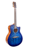 41 Inch colorful Cutaway Solid Sprue Top Acoustic Guitar ( AFM17DTC-GA)