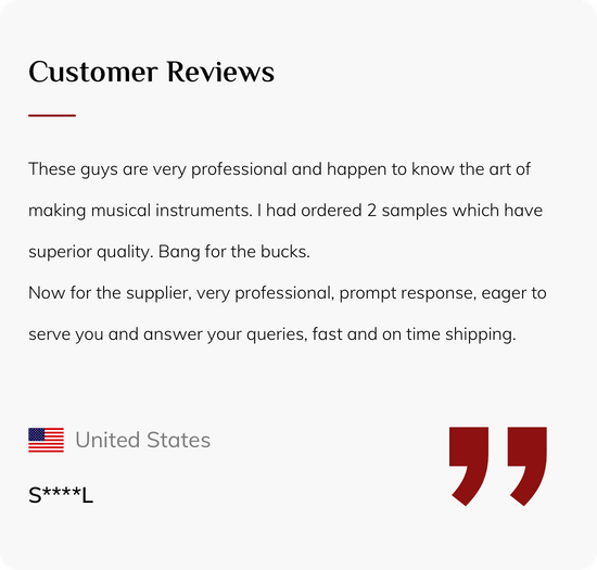 US customer review