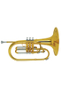 Fine Quality F Key Gold Lacquered Mellophone (MP-G350G)