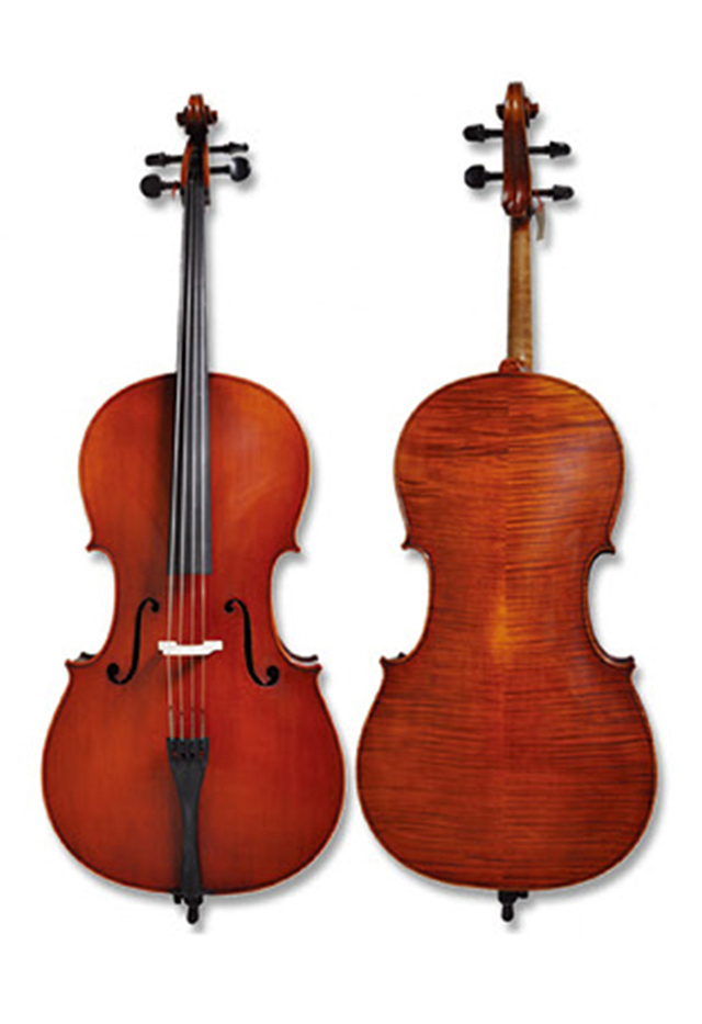 Professional 1/4 Size Cello Handmade Flamed Maple Back(CH550Z)