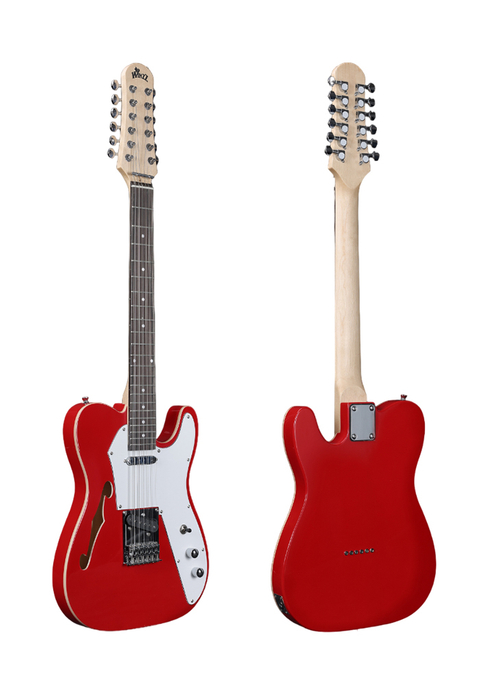 Solid poplar wood 12 strings Electric Guitar Jazz Series(EGJ10-12)