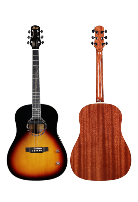 AFM16E-SD Winzz Solid Top Slope Shoulder D Shape Acoustic Guitar