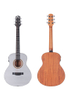 AFC77E Good Quality Matte Finish 36" Carbon Top Acoustic Guitar