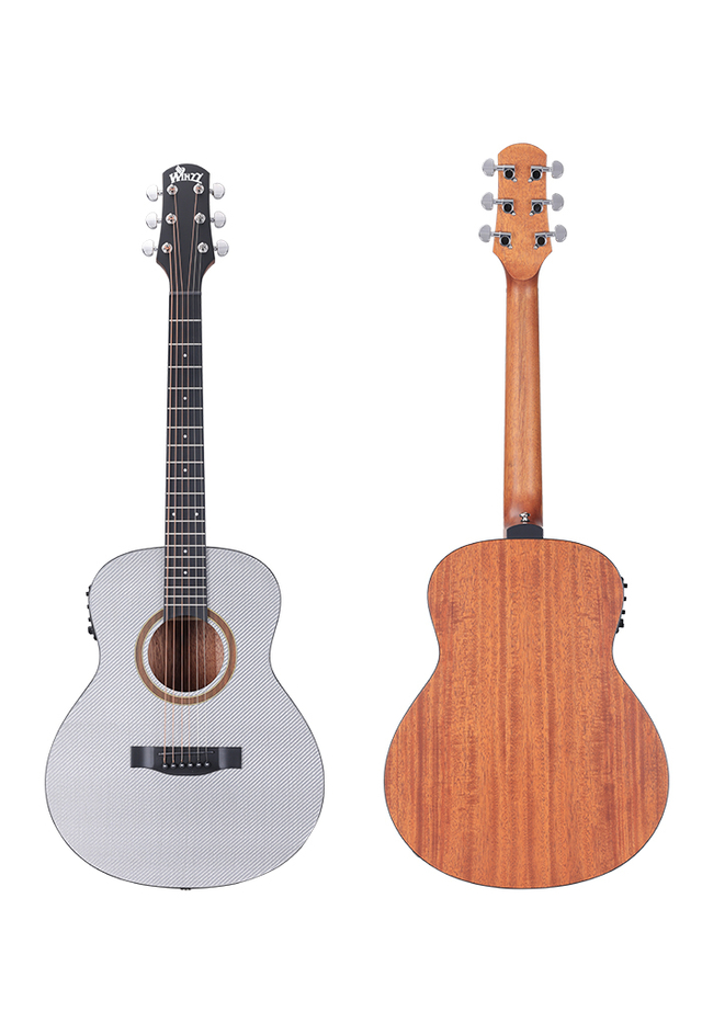 AFC77E Good Quality Matte Finish 36" Carbon Top Acoustic Guitar
