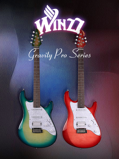 WGS150AF High Quality WINZZ Design Gravity Series S Model Pro Electric Guitar