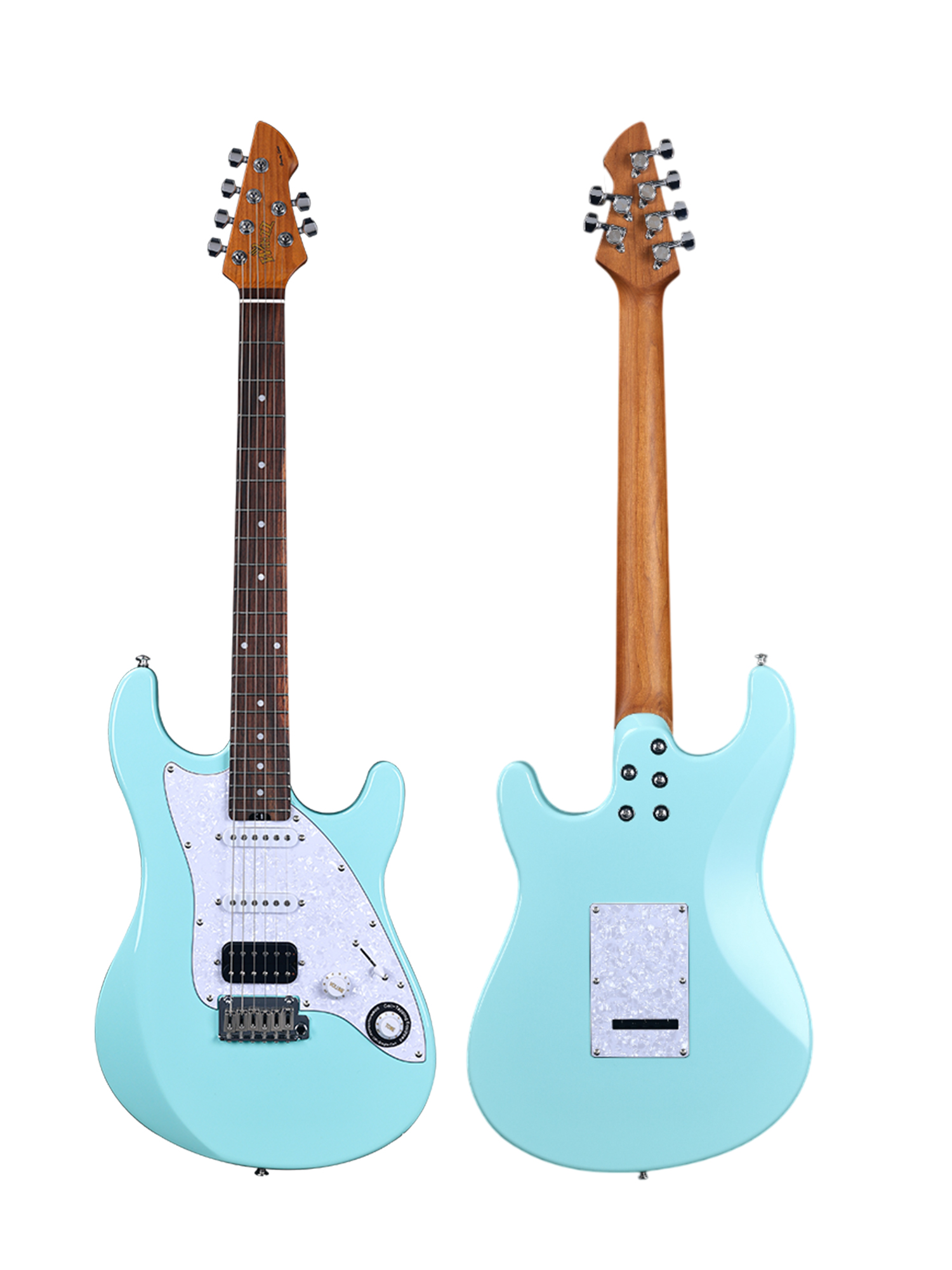 Winzz Gravity S Alder Body 4+2 Tuners Stringed Instruments Professional Electric Guitar