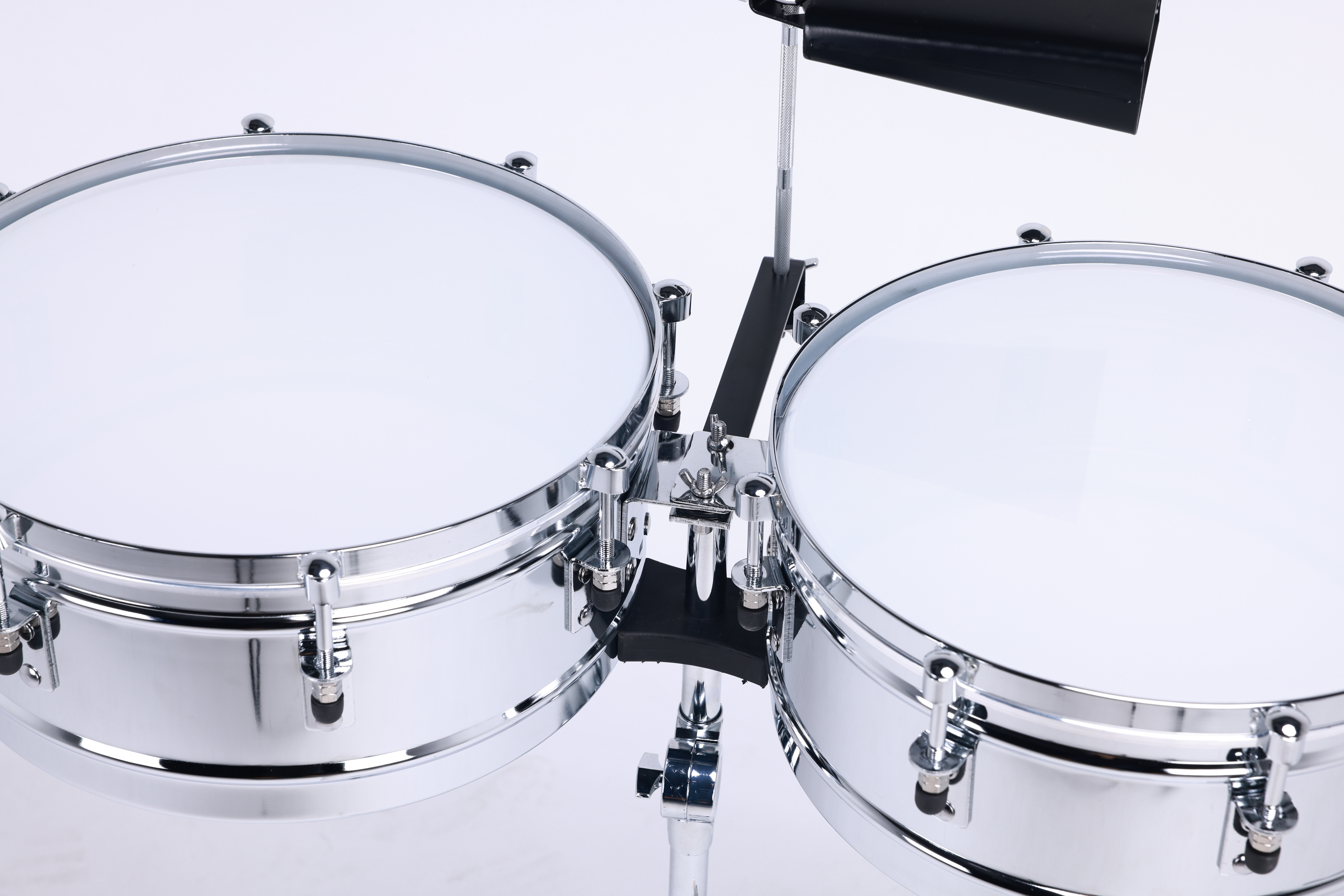 TM100C General Grade Percussion Synthetic Head Tambali Drum with Cow Bells